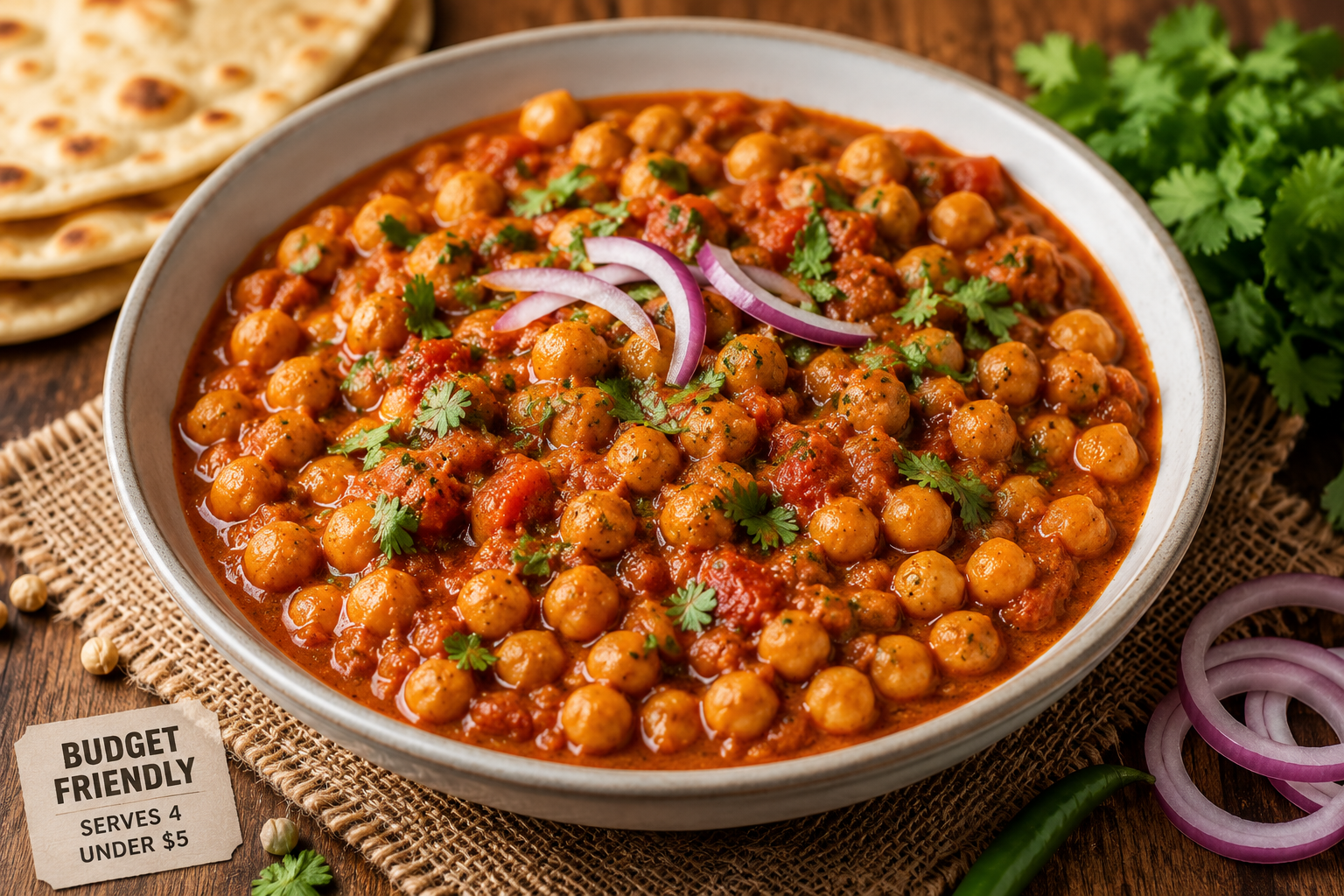 Budget Chana Masala